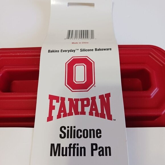 NEW Ohio State Fanpan Collegiate Silicone Muffin Pan - Picture 6 of 8